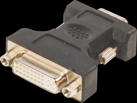 CCGP32901BK Adapter, VGA male &gt; DVI-I 24 + 5 female, black