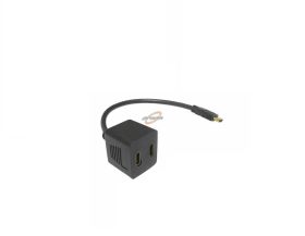 ROZGAŁĘŻNIK HDMI WTYK NA 2 GNIAZDA