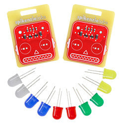 Robot Blinky Badge 2-Pack - Beginner Soldering Kit