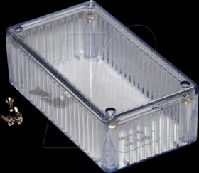 1591CTCL Plastic housing, series 1591, 65 x 120 x 36 mm, clear