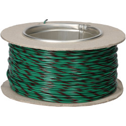 UniStrand UNI6A1602GNRD100 16/0.2 Green/Red Def Stan 61-12 T2 Equip Wire 100M