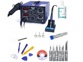 Stacja lutownicza WEP 872D groty topnik otwieracze cyna