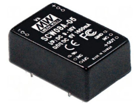 Przetwornica DC/DC 8W 18-36VDC 15VDC Iwyj 533mA SCW08B-15