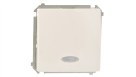 Simon Basic Łącznik Jednobiegunowy Z Podświetleniem, Szybkozłącza, Biały...