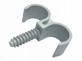 Uchwyt podwójny peszla i rury 25mm 50szt. CB-1912