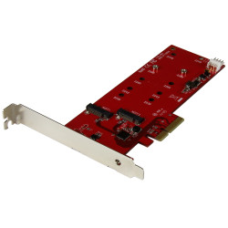 StarTech.com Stacja dokująca dysku twardegorozmiar: Klucz M2 B 18 x 12 x 2 cm Karta kontrolera RAID PCIe M.2 SATA (NGFF)