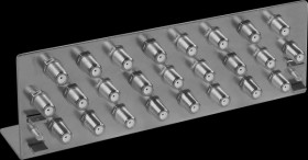 QEW02550 Earthing angles, two-rowed, 25-way