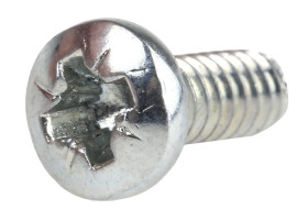 Śruby maszynowe łeb z łbem walcowym soczewkowym Stalowe skok 6-32in