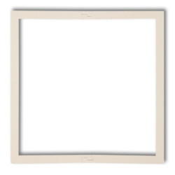 Ramka wypełniająca pojedyncza serii DECO beżowy 1DRW-1