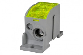 Blok rozdzielczy LKN 160A (1x70/1x16 - 6x16) Al/Cu- żółty
