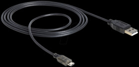 83272 USB > micro USB data/charging cable, LED display