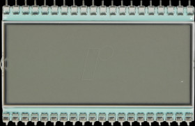 DE159-RS-20/7,5 LCD 7-segment, 1x4.5 + SZ, H:10.2mm, reflective