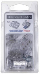 HellermannTyton 148-90056 Złącze zaciskowe HCPM-4-Blister-PC-CL (10), PIN: 4, 450 V, 24 A, 10 szt.