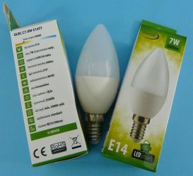 E-14 230V ŚWIECA 7W=70W WW 3000K 600lm