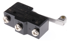 Wyłącznik krańcowy typ Dźwignia z rolką Omron NO/NC Działanie natychmiastowe 15A 500V IP00