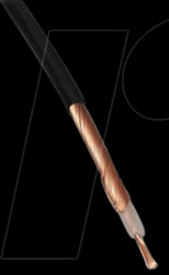 Microphone cable, non-crush, 1 x 0.5 mm², 25 m ring