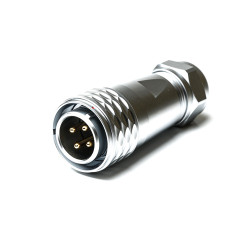Złącze wielostykowe przemysłowe 4-pinowe M20 Montaż na kablu Wtyczka RS PRO