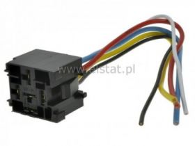 Gniazdo przekaźnika samochodowego NVF4 z uchwytem