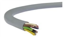 Przewód Sterowniczy Liyy 300/300V 10X0,25 Szary Linka Technokabel /100M/