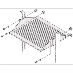 nVent SCHROFF 20119257 19-calowy stojak na moduły wielobarwny 1 szt.