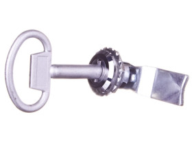 Wkładka zamka piórkowa /płetwa/ z kluczem ZMRN-W R30RS-04010002100