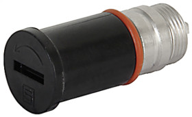 Oprawa bezpiecznikowa montowana w tablicach Montaż panelowy rozmiar: 5 x 20mm 16A 500V ac Schurter