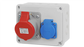 Rozdzielnica Budowlana Gniazdo Stałe 16A 5P 230V Rsbo.011
