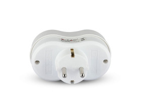 VT-1042 Rozgałęźnik 2x16A biały 8805 V-TAC