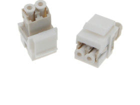 Moduł KEYSTONE gniazdo LC światłowodowe żeński-żeński DuPLEx biały VZ10LLC HAGER