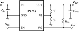 500-mA, low-IQ, high-accuracy, adjustable ultra-low-dropout voltage regulator with power good