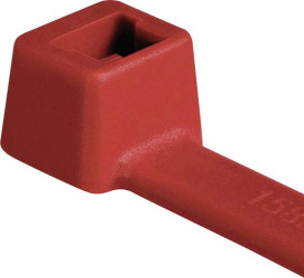 Opaska kablowa ząbkowana wewnątrz serii T T80R-N66-RD-C1 Kolor producenta: czerwony HellermannTyton 116-08012 100 szt. T