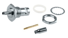 Złącze Bnc, 50, 4Ghz, Żeński, Połączenie Zagniatane, Montaż Na Panelu