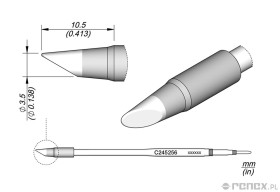 Grot C245256 do rączki JBC T245