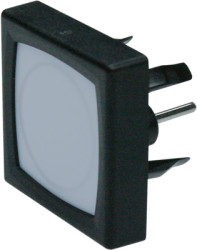 Short-stroke pushbutton, 1 Form A (N/O), 125 mA/48 VDC, unlit , actuator (gray, L 4 mm), 3 N, solder connection, 1241.1100.7096