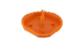 Pokrywa Sygnalizacyjna Puszek Podtynkowych 60Mm Okrągła Pomarańczowa Ps60...