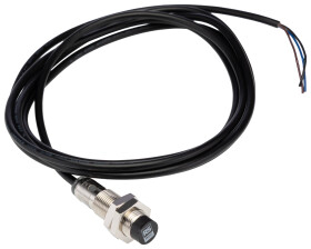 Indukcyjny czujnik zbliżeniowy M12 x 1 RS PRO Zabezpieczenie przed wlewaniem długość 44 mm Cylindryczny PnP 8 mm 30 V dc