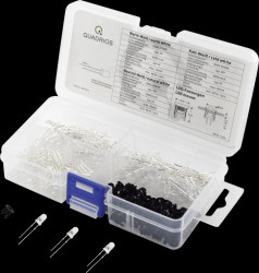 1801O013 LED set - 3 mm LED and sockets 170 parts