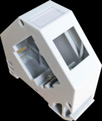 26110339 DIN rail mounting adapter for 1 keystone, SLIM