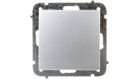 Sentia Łącznik Jednobiegunowy 10A Srebrny Połysk 1410-56