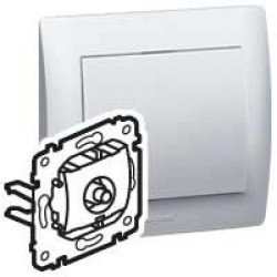 SISTENA Gniazdo TV typu F białe 775680