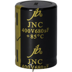 JB Capacitors JNC2G681M10003500500 680uF 20% 400V 85&#xB0;C Snap-in Alum Elec Cap