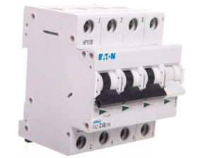 Wyłącznik nadprądowy 3P+N C 40A 15kA AC FAZ C40/3N 278979