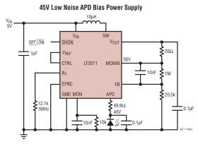 75V DC/DC Converter for APD Bias