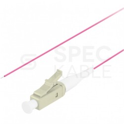 Pigtail światłowodowy FO MM LC/UPC 50/125 OM4 Easy Strip bezhalogenowy LSOH magenta 2m LANBERG