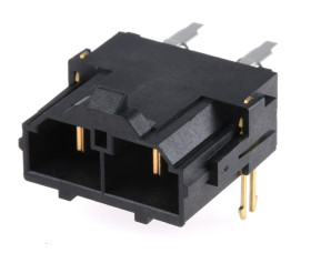 Listwa stykowa PCB 2-pinowe Mini-Fit Sr raster: 10 mm Kąt prosty 1-rzędowe Molex Otwór przelotowy600 V W osłonie