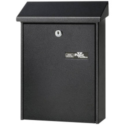 Burg W&#xE4;chter DAILY 5861 E Steel Letterbox Galvanised with Keys