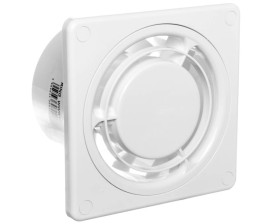 Wentylator wyciągowy fi 100 8W 72m3/h 230V IPX4 biały RING E0007848 WWR100