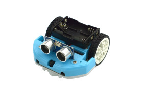 micro: Maqueen Lite with Skin (Blue) - micro:bit Educational Programming Robot Platform