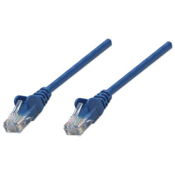 Intellinet 319775 Network Patch Cable, Cat5e, 3m, Blue, CCA, U/UTP, PVC, RJ45,