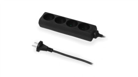 Przedłużacz Elektryczny Listwa Zasilająca Na 4 Gniazda 2P Czarna 3M Eco Plastrol